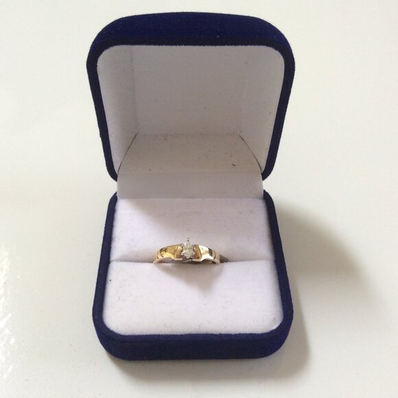 NWT STUNNING 14k GOLD & DIAMOND RING MSRP 1,295 - Picture 7 of 7